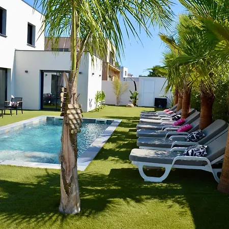 Villa Vanille Cap D Agde Luxe Piscine Chauffée 5 étoiles *