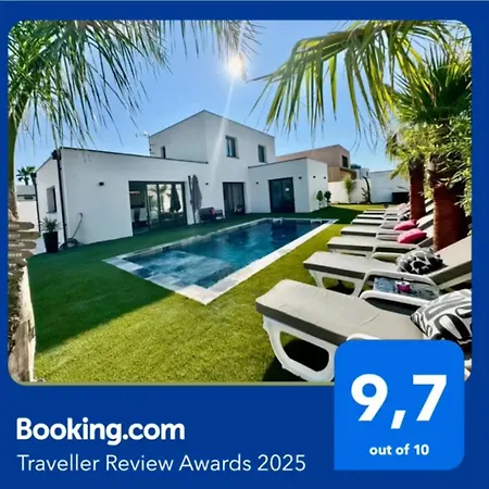 Villa Vanille Cap D Agde Luxe Piscine Chauffee 5 Etoiles Le Grau-dʼAgde